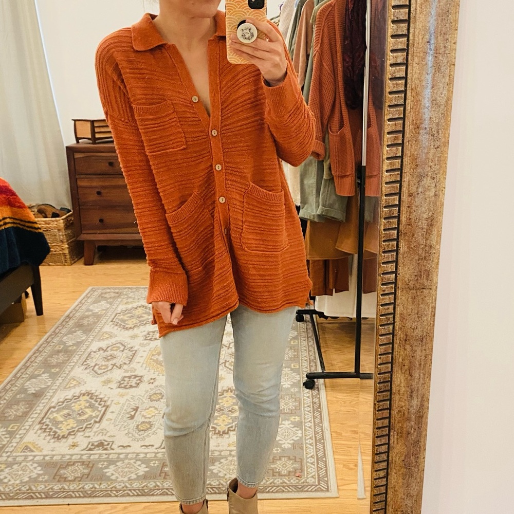 NWT Free People Day Dreaming button up cardigan - XS